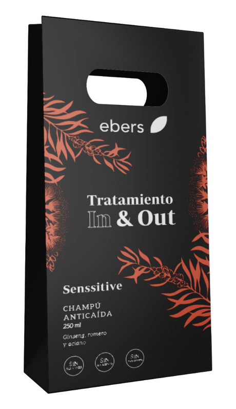 Tratamiento Capilar In & Out · Ebers · 30 perlas + 250 ml