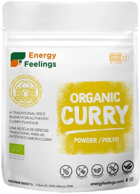 Curry en Polvo · Energy Feelings · 200 gramos