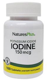 Yodo (Yoduro de Potasio) · Nature's Plus · 100 comprimidos