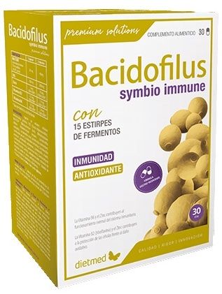 Bacidofilus Symbio · Dietmed · 30 cápsulas