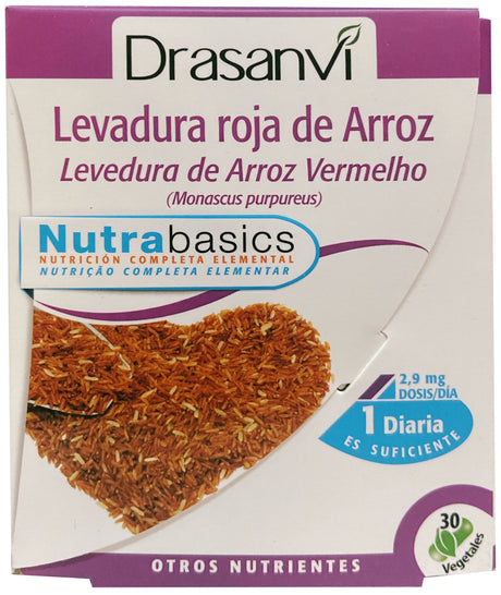 Levadura Roja de Arroz · Drasanvi · 30 cápsulas