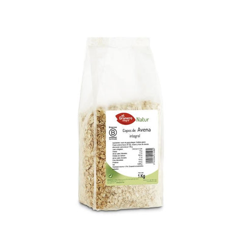 Copos de Avena Integral · El Granero Integral · 1 kilo