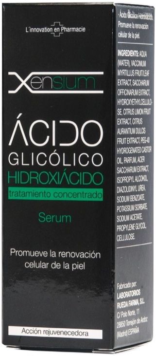 Serum Ácido Glicólico Hidroxiácido · Xensium · 30 ml