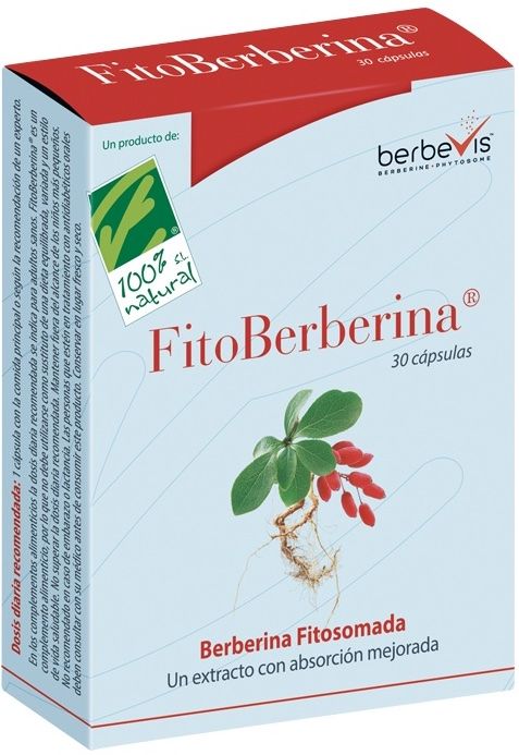 FitoBerberina · 100% Natural · 30 cápsulas