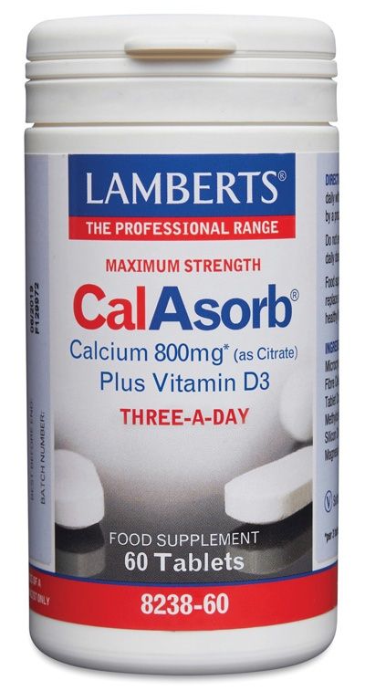 CalAsorb · Lamberts · 60 tabletas