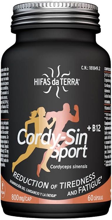 Cordy-Sin Sport · Hifas da Terra · 60 cápsulas