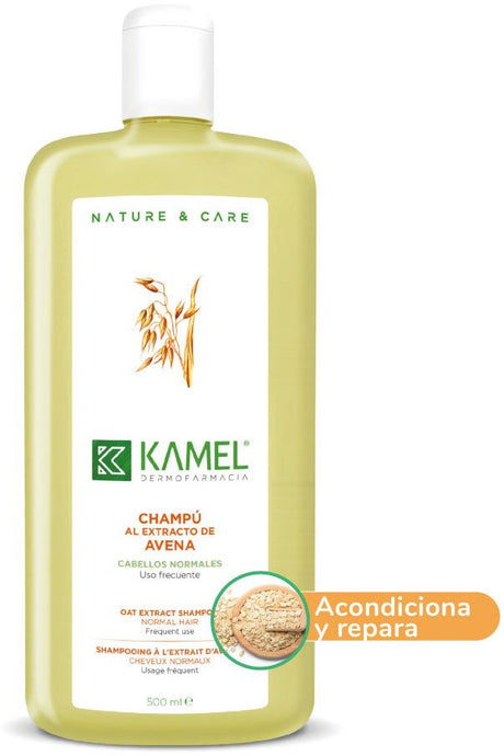 Champú al  Extracto de Avena · Kamel · 500 ml