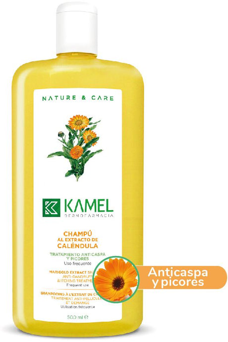 Champú al Extracto de Caléndula · Kamel · 500 ml