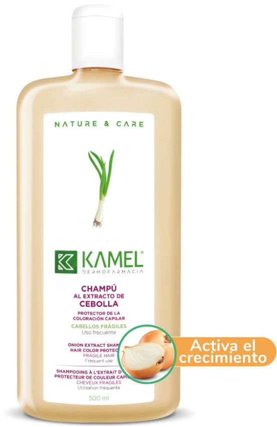 Champú al Extracto de Cebolla · Kamel · 500 ml