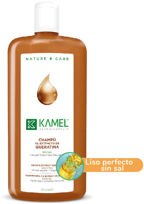 Champú al Extracto de Queratina · Kamel · 500 ml