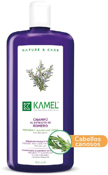 Champú al Extracto de Romero · Kamel · 500 ml