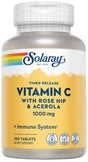 Vitamina C 1.000 mg - Acción Retardada · Solaray · 100 comprimidos