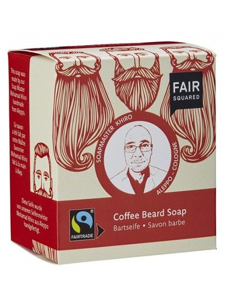 Duplo Jabón Para la Barba Con Café · Fair Squared · 2x80 gramos