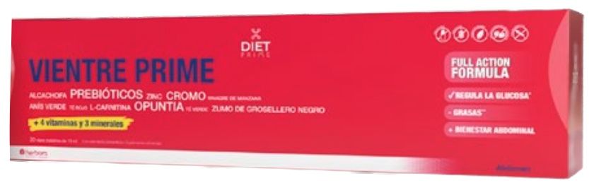 Vientre Prime - Diet Prime · Herbora · 20 viales