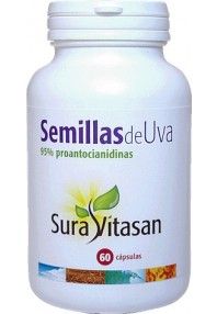 Semillas de Uva OPC · Sura Vitasan · 60 cápsulas