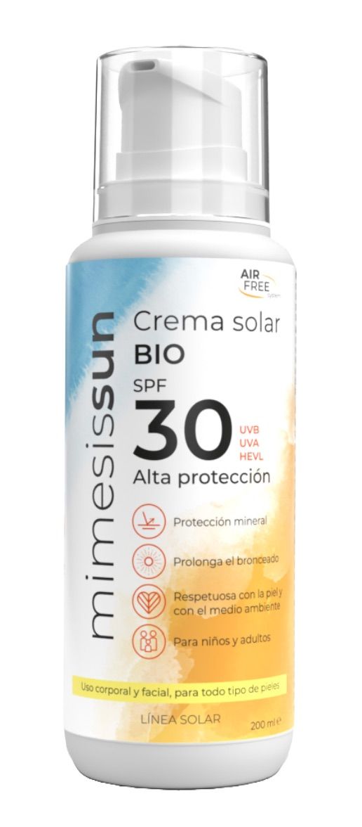 Crema Solar BIO SPF 30 · Mimesis Sensations · 200 ml