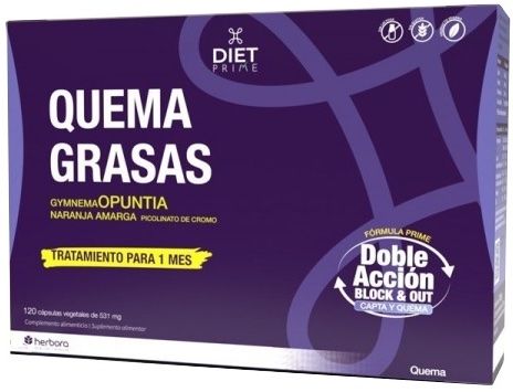 Quemagrasas - Diet Prime · Herbora · 120 cápsulas