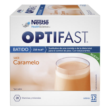 Optifast Batido Caramelo · Nestle · 12 sobres