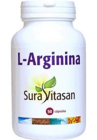 L-Arginina · Sura Vitasan · 50 cápsulas