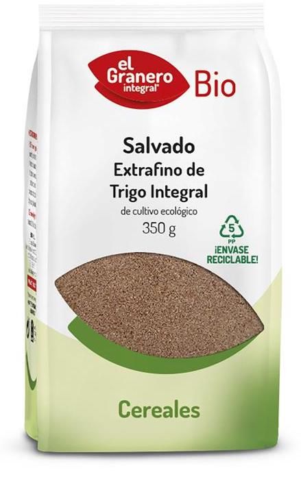 Salvado de Trigo Extrafino · El Granero Integral · 350 gramos