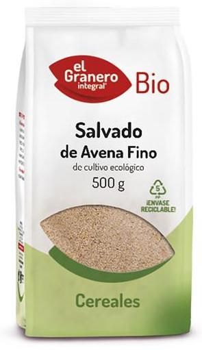 Salvado de Avena Fino · El Granero Integral · 500 gramos