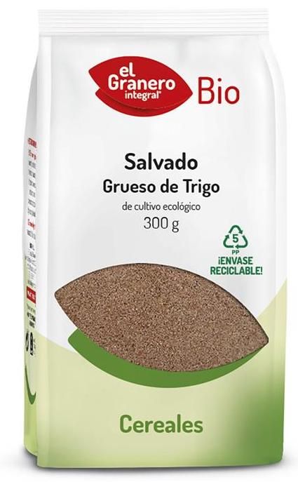 Salvado de Trigo Grueso · El Granero Integral · 300 gramos