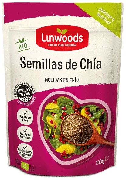 Semillas de Chía Molidas · Linwoods · 200 gramos