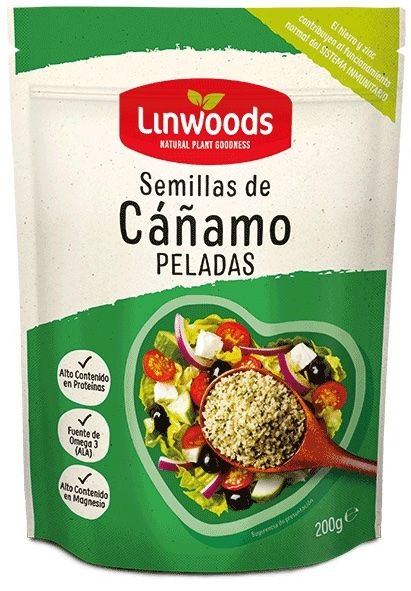 Semillas de Cáñamo Peladas  · Linwoods · 200 gramos