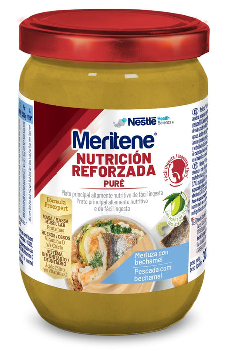 Meritene Puré Merluza con Bechamel · Nestlé · 300 gramos