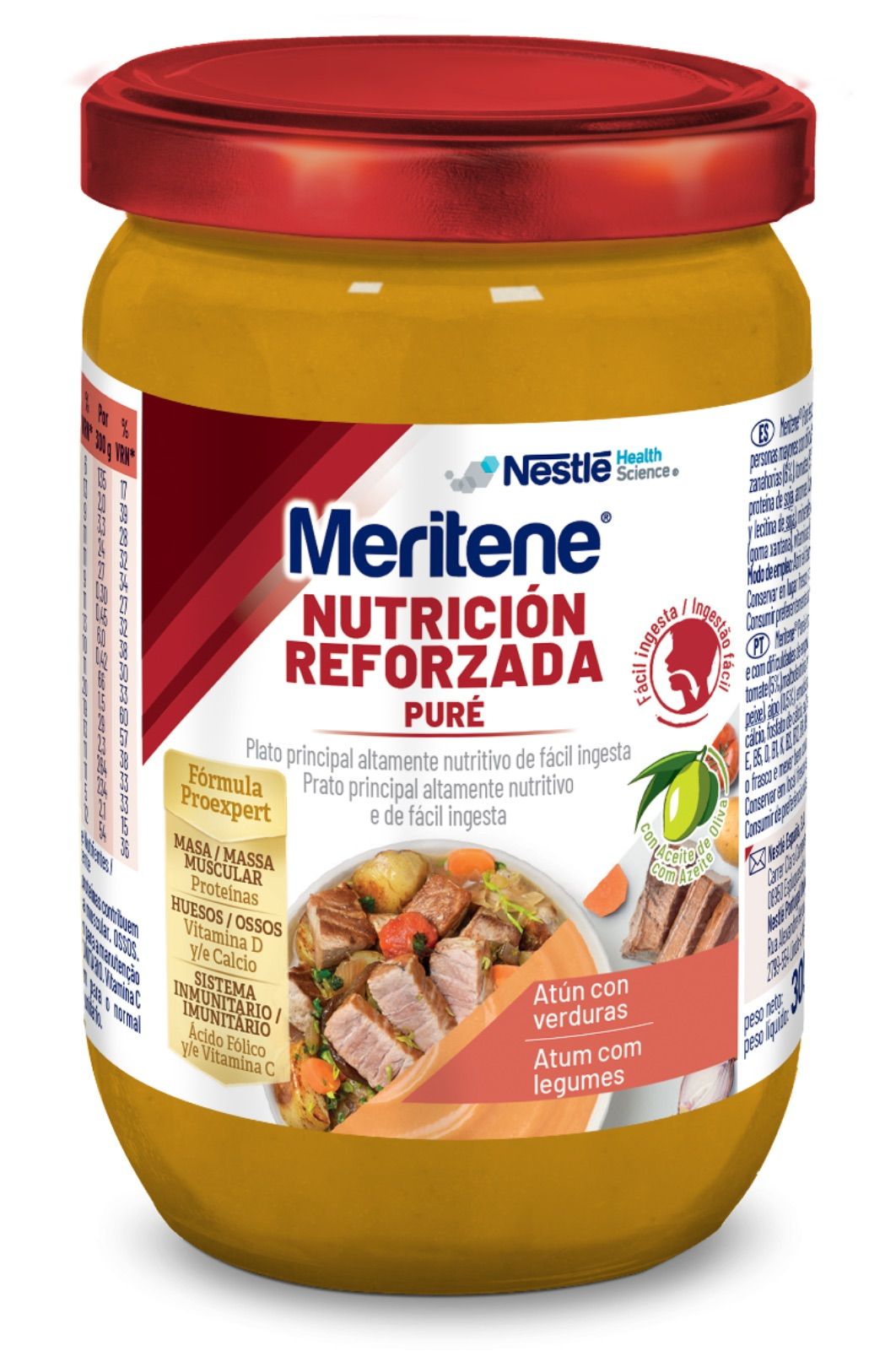 Meritene Puré Atún con Verduras · Nestlé · 300 gramos