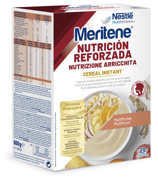 Meritene Cereal Instant - Multifrutas · Nestlé · 600 gramos