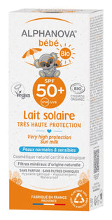 Protector Solar Bebé BIO SPF50 · Alphanova · 50 ml