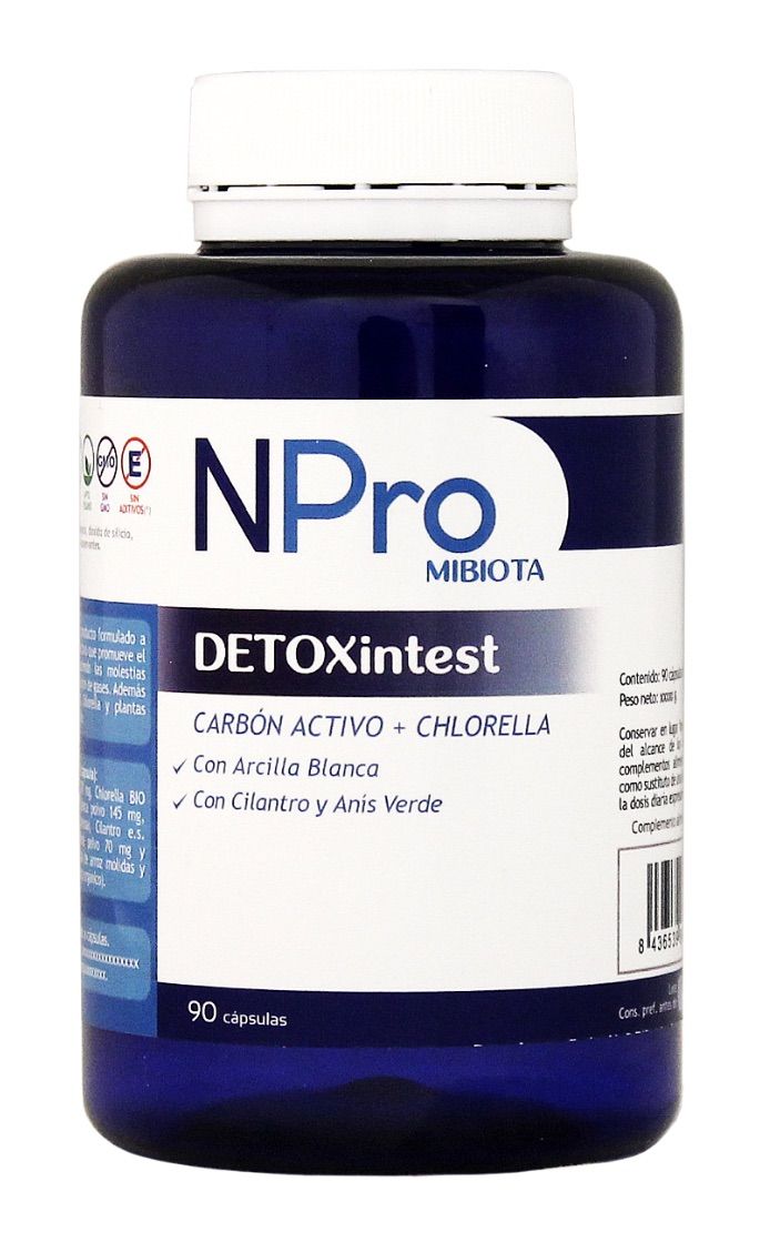 DETOX Intest · NPRO Mibiota · 90 cápsulas