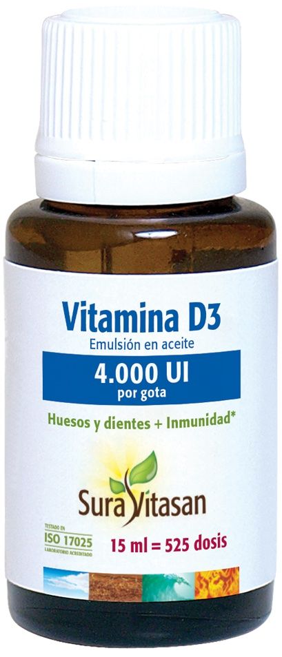 Vitamina D3 4.000 UI · Sura Vitasan · 15 ml