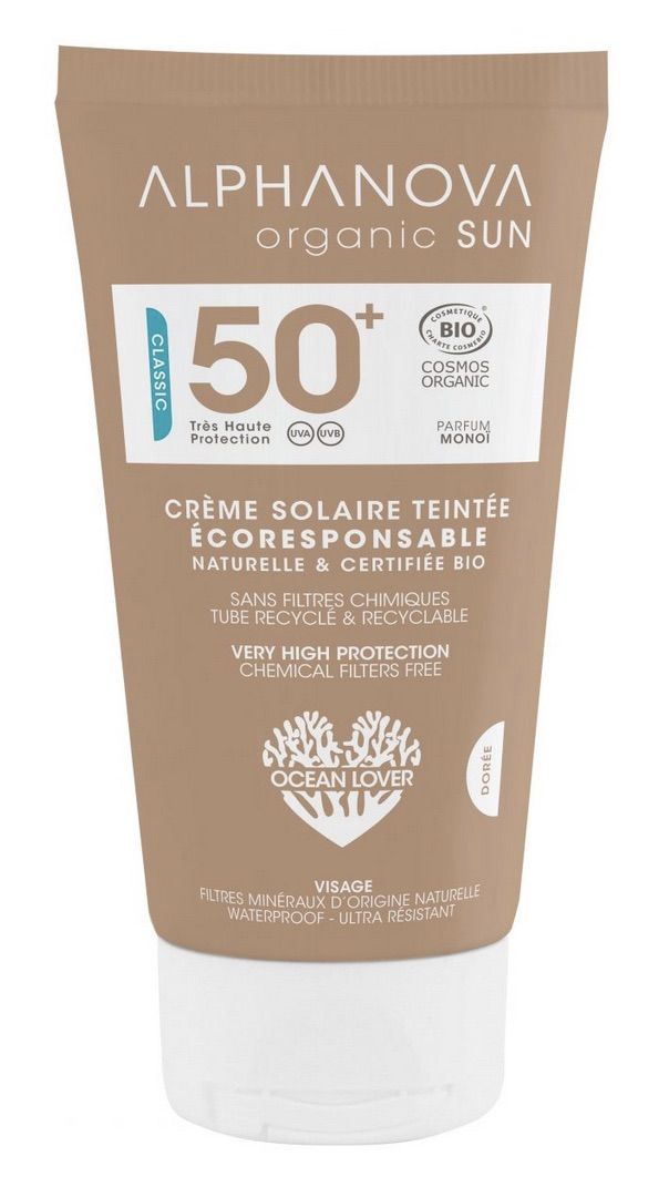 Protector Solar Facial BIO SPF50+ Color · Alphanova · 50 ml