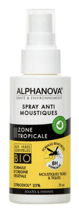 Antimosquitos Zona Tropical - 8H Eficacia · Alphanova · 75 ml