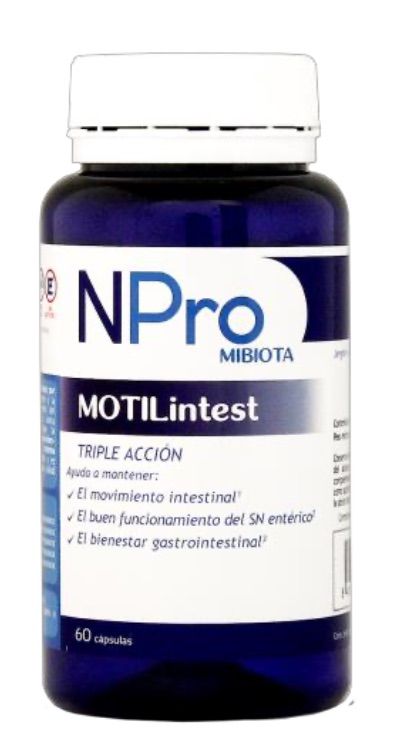 MOTIL Intest · NPRO Mibiota · 60 cápsulas