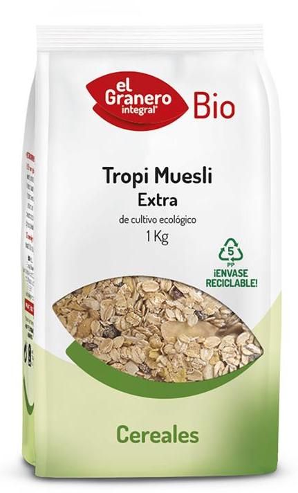 Tropi Muesli Extra · El Granero Integral · 1 kg