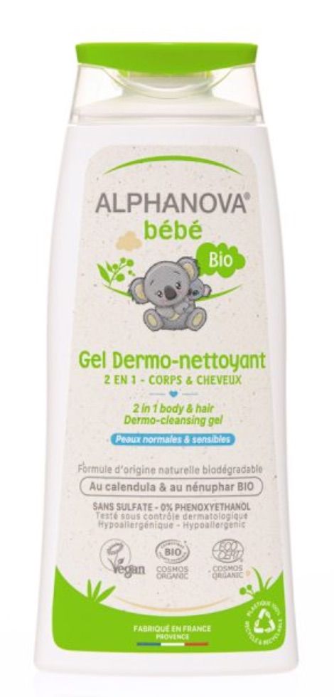 Gel Bebé Dermolimpiador BIO · Alphanova · 200 ml