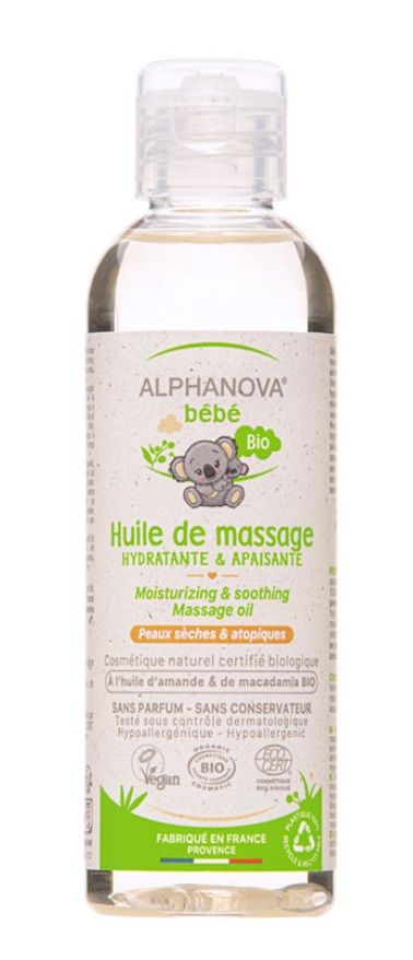 Aceite de Masaje Bebé BIO · Alphanova · 100 ml