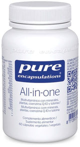 All in one · Pure Encapsulations · 60 cápsulas