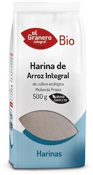 Harina de Arroz Integral · El Granero Integral · 500 gramos