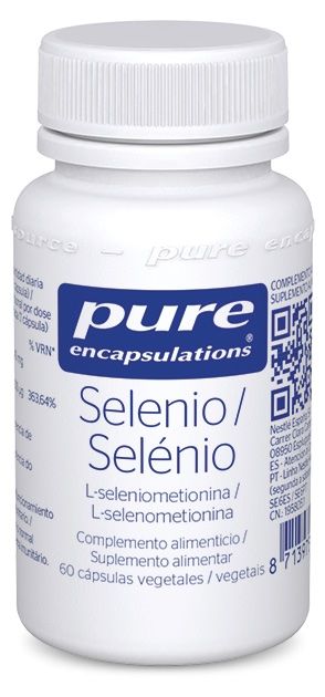 Selenio · Pure Encapsulations · 60 cápsulas