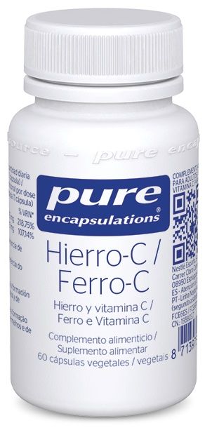 Hierro C · Pure Encapsulations · 60 cápsulas