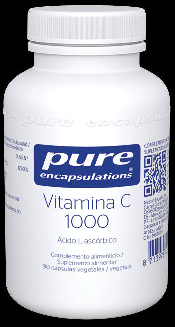 Vitamina C 1.000 · Pure Encapsulations · 90 cápsulas