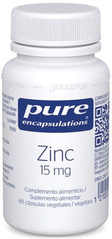 Zinc · Pure Encapsulations · 60 cápsulas