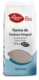 Harina de Centeno Integral · El Granero Integral · 500 gramos