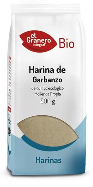 Harina de Garbanzos · El Granero Integral · 500 gramos