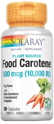 Food Carotene · Solaray · 30 cápsulas