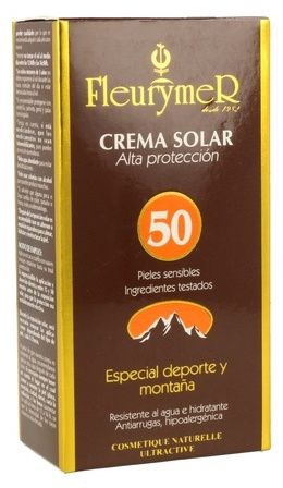 Crema Solar Facial SPF50 - Deporte y Montaña · Fleurymer · 80 ml